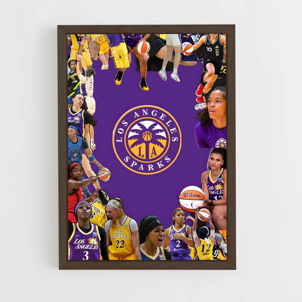 Poster Lueur Dorée – affiche Basketball (vue 5)